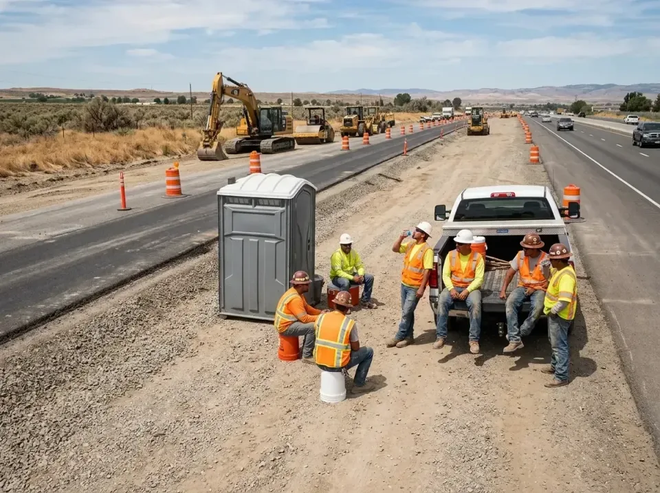 highway-road-construction-crew-007 — frequently asked questions, Porta Potty and Restroom Rentals in Nyssa, OR